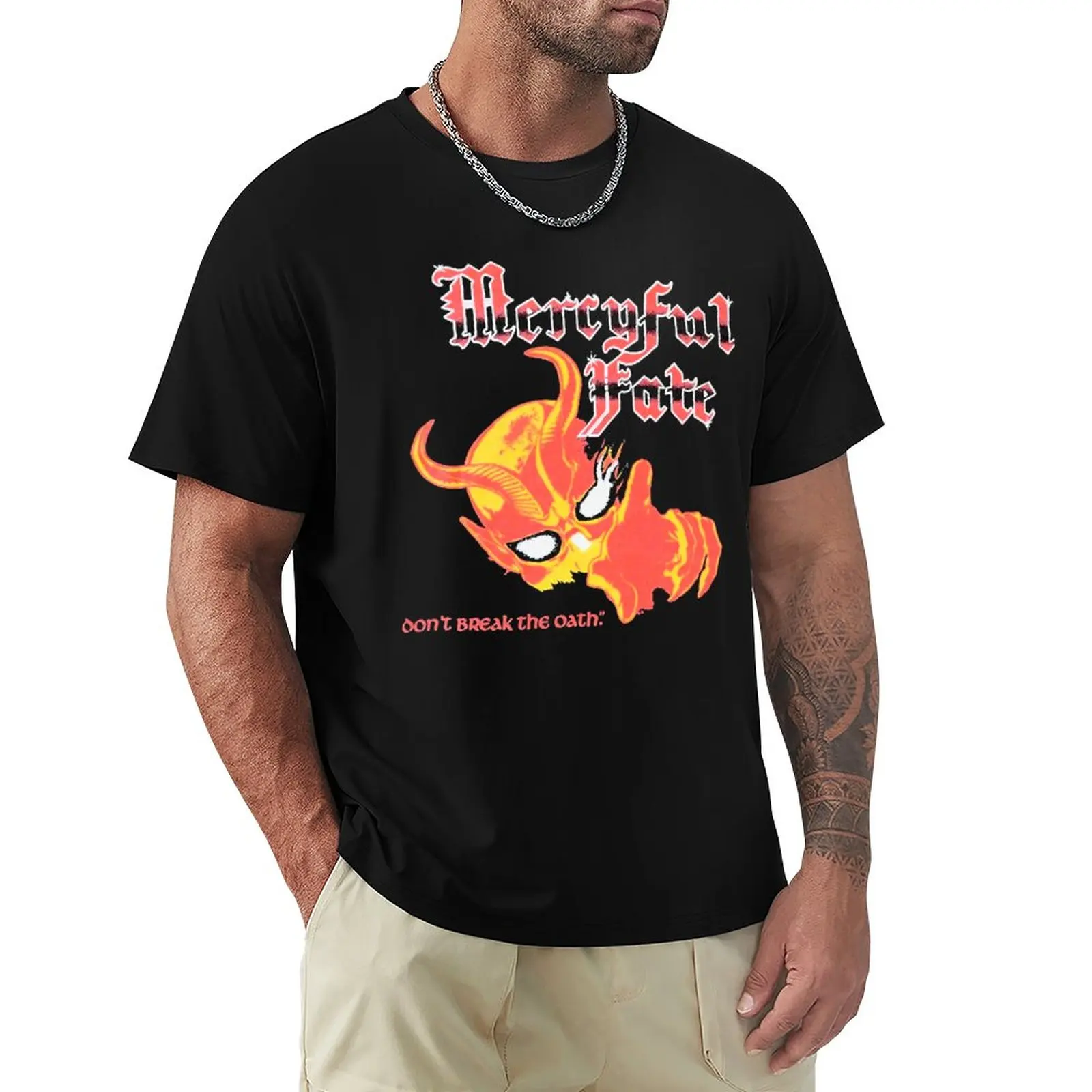 

Mercyful The Oath For Fans T-Shirt for a boy hippie clothes shirts graphic tees men t shirts