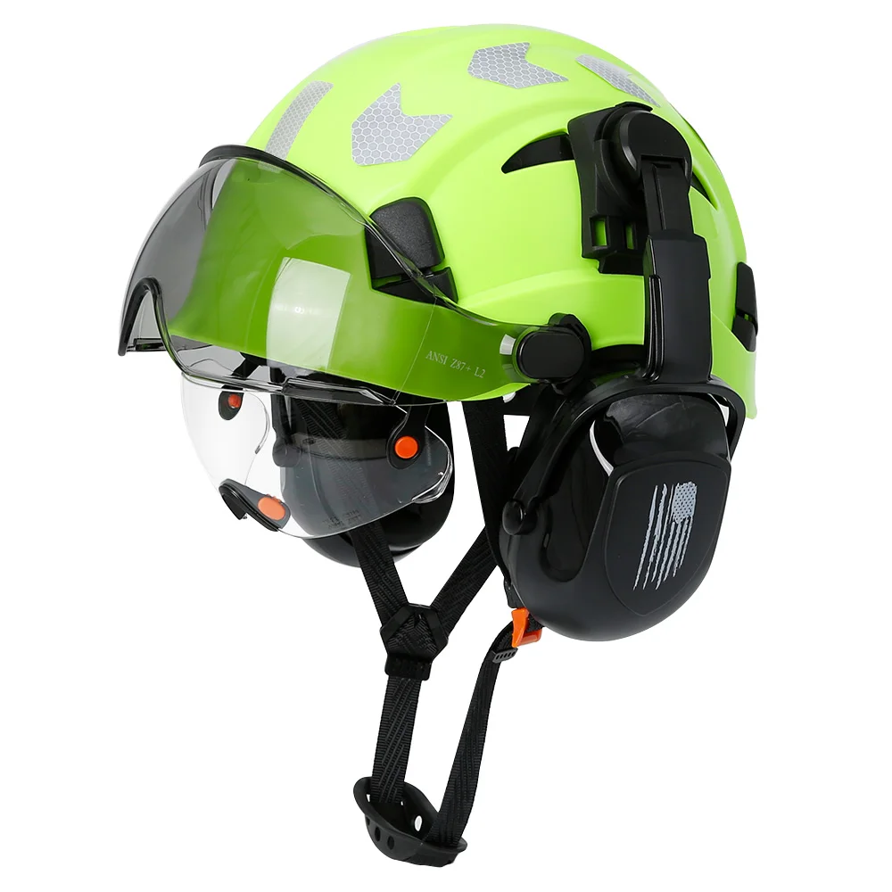 Green B with Earmuff