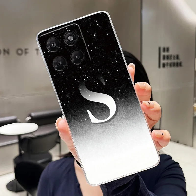 Luxury Elegant Clear Soft Silicon Back Cover Case