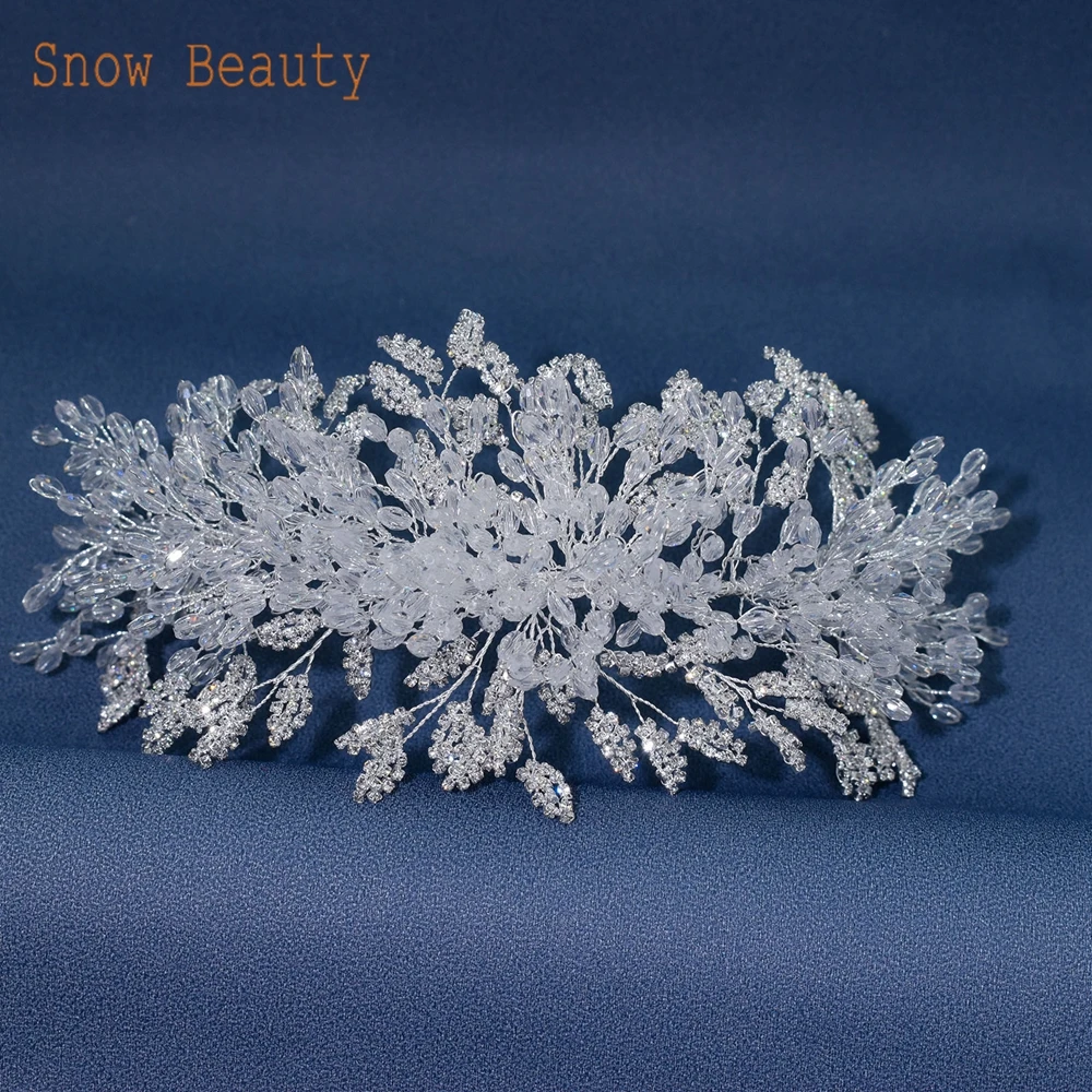 A315 Crystal Bridal Headdress Design Headpiece for Women Tiaras Wedding Headbands Pageant Prom Wedding Hair Jewelry Queen Crown hair accessory hair headdress jewelry accessories bridal headwear hair band crown