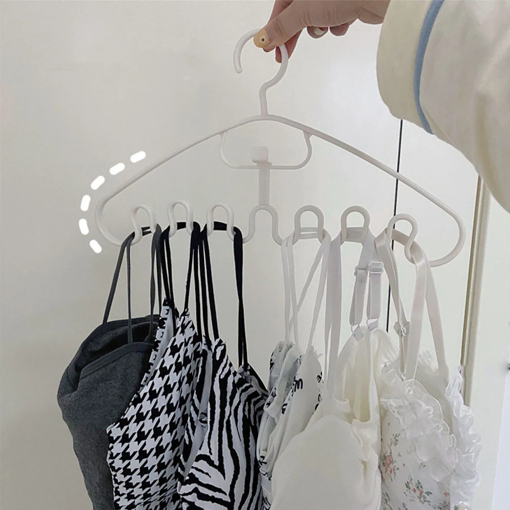 3pcs Wave Hanger Multifunctional Nonslip Sling Hangers Underwear