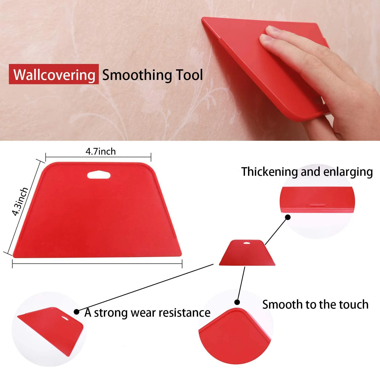 KTM 10pcs Car Window Tinting Tool Kit Film Smoothing Tool  Vinyl Felt Squeegee Glass Scraper Vinyl Cutter Carving Knife&Blades F 5