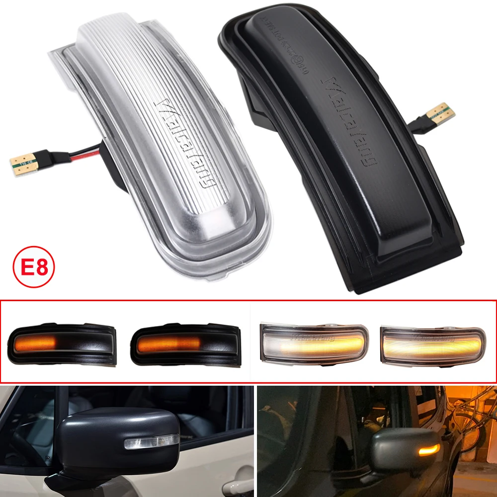 

2PCS For Jeep Renegade 2015 2016-2022 Sequential Flash Side View Mirror Turn Signal Blinker Light Assembly