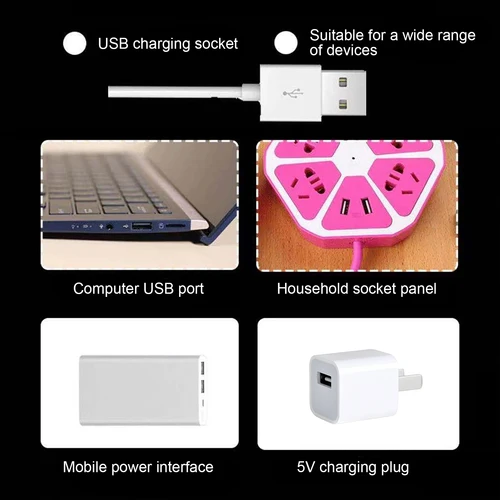 창의적인 LED 목재 디스플레이 베이스, 직사각형 크리스탈 USB 조명 스탠드, 레진 아트 장식 장식, 어린이 선물, 1-10 개 5