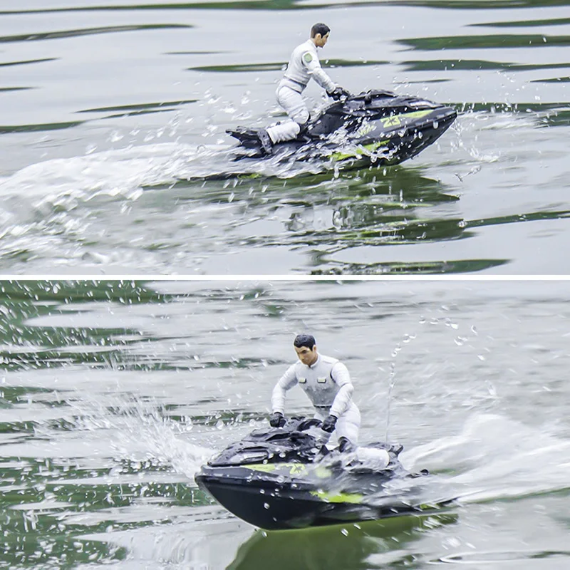 Rc Boat Udi923 Brushless Remote Control Speedboat One Click Capsizing Water-Cooled Light Remote Control Motorboat Toy Boy Gift 3