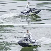 Rc Boat Udi923 Brushless Remote Control Speedboat One Click Capsizing Water-Cooled Light Remote Control Motorboat Toy Boy Gift 3