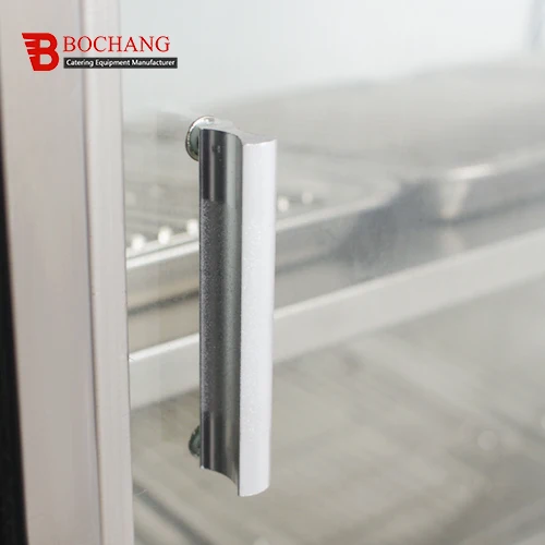 Curved Glass Electric Warming Showcase