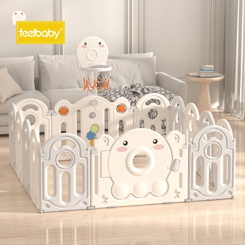 Feelbaby Plastic Indoor Safety New Children's Luxury Home Baby Fence
