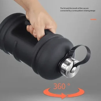 2.2L NEW Large Capacity Plastic Sports Bottles Portable Outdoor Travel Cold Water Cup Fitness Gym Protein Shaker Sport Bottle 5