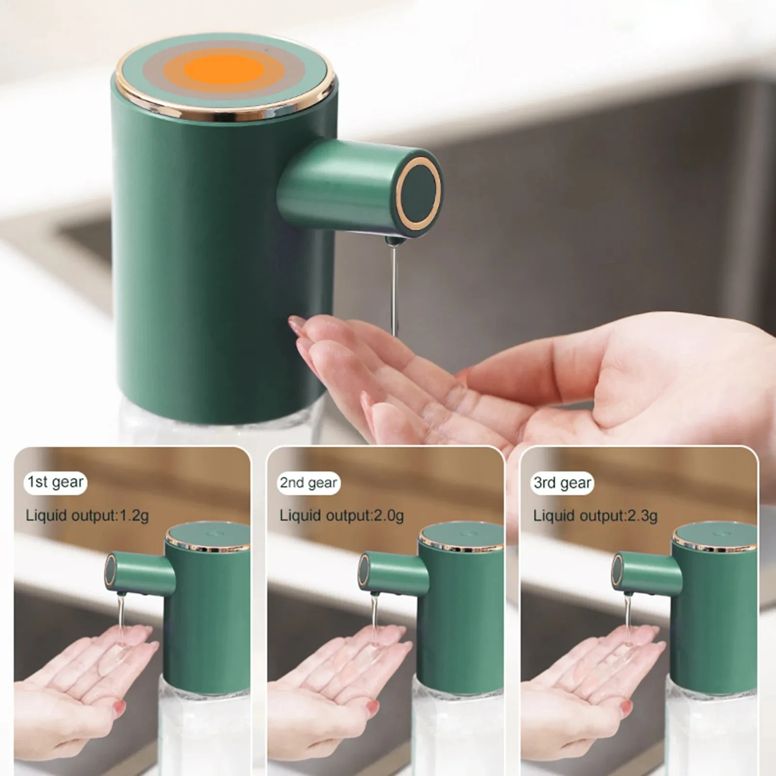 

New Smart Induction Gel machine Automatic Liquid Soap Dispenser Touchless Induction for Kitchen Bathroom Smart Dispenser