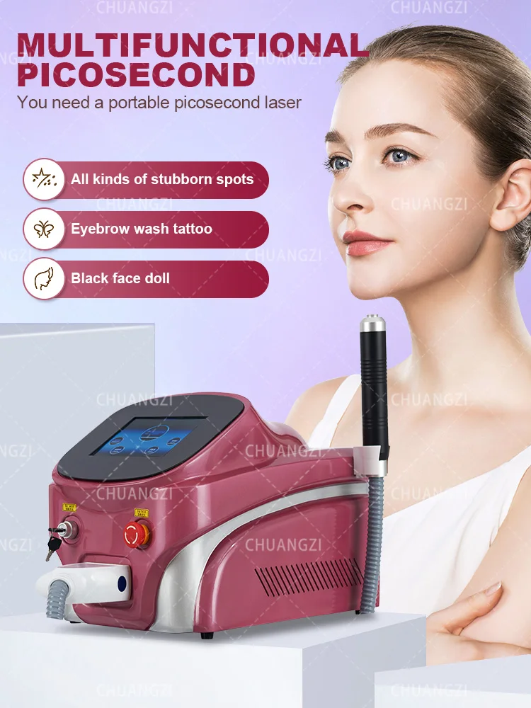 Professional Picosecond For Tattoo Removal NdYag Pigmentation Tattoo Removal Machine