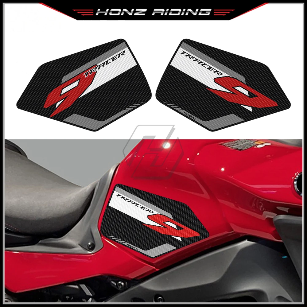 For Yamaha TRACER 9 2021-2022 Sticker Motorcycle Accessorie Side Tank Pad Protection Knee Grip Mat