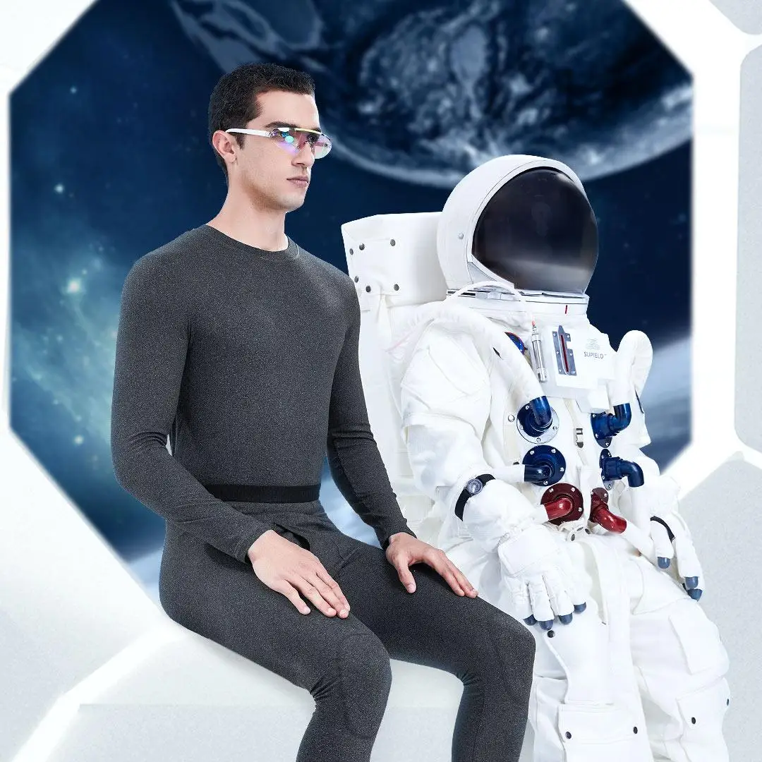 Youpin Aerogel Lock Temperatura Set Di Biancheria Intima Termica Addensata Resistente Al Freddo Per Xiaomi