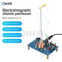 Analyste de balançoire électronique DC5V, production de circuits, bricolage, oscillation électromagnétique, kit de soudage expérimental, pièces détachées 6