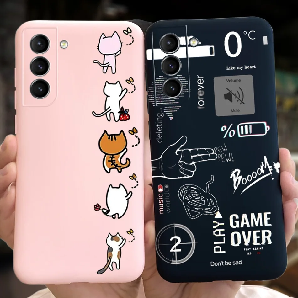 Cute Macaroon Silicone Phone Case Cover - Soft Bumper Protection