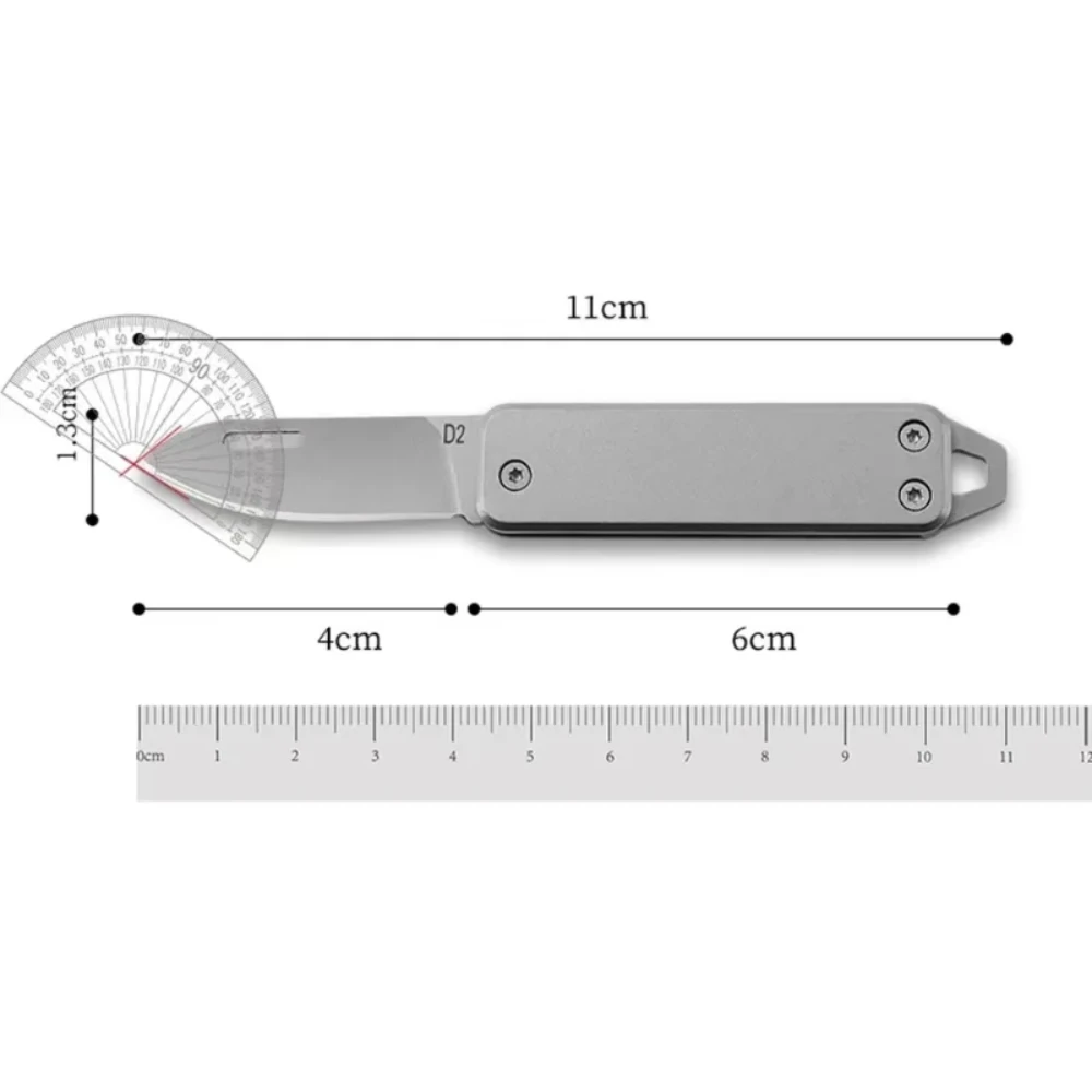 Folding knife High Hardness Folding Outdoor Camping Multi Functional Stainless Steel Mini Home Knife Portable Open Box Key Chain Fruit Knife
