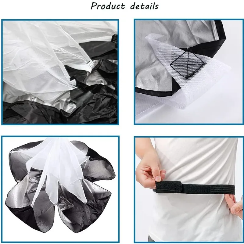 Soccer Speed Parachute Strength Training Umbrella Football Basketball Running Exerciser Resistance Bands Drag Parachutes agility training chute