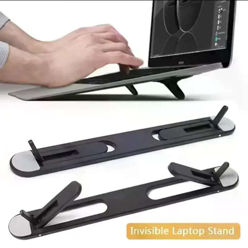 1/2Pcs 노트북 냉각 라이저 패드용 범용 노트북 라이저 스탠드 보이지 않는 노트북 브래킷 액세서리