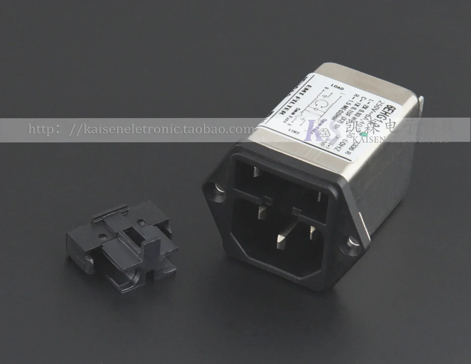 6EHG1-2 F7704 Low Leakage Current 6609116-3 Medical Equipment Corcom Safe Seat 6A Filter