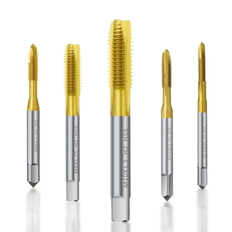 Hss Titanium Coating Machine Tap M2m16 Metric Straight Fluted Spiral