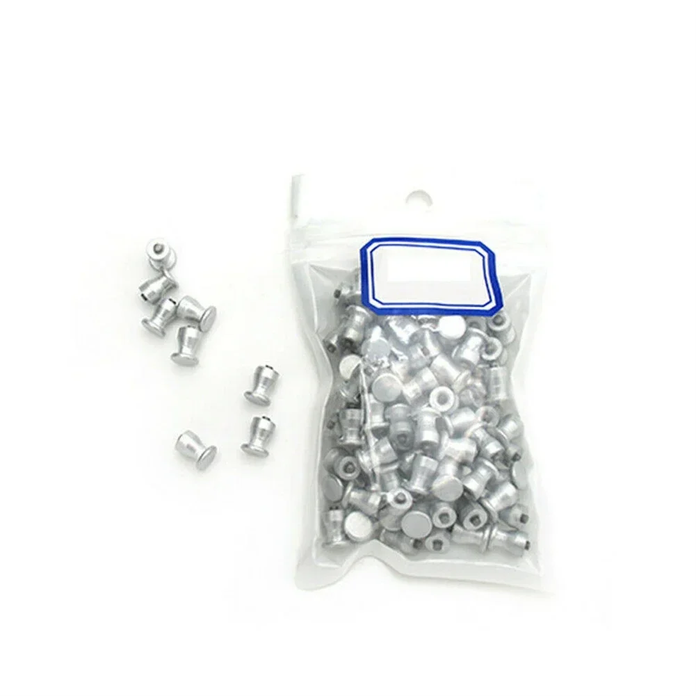 100Pcs Aluminum Tire Studs Screw-In Wheel Tire Snow Spikes For Cycling Fat Bike Mount Tyre Snow Studs
