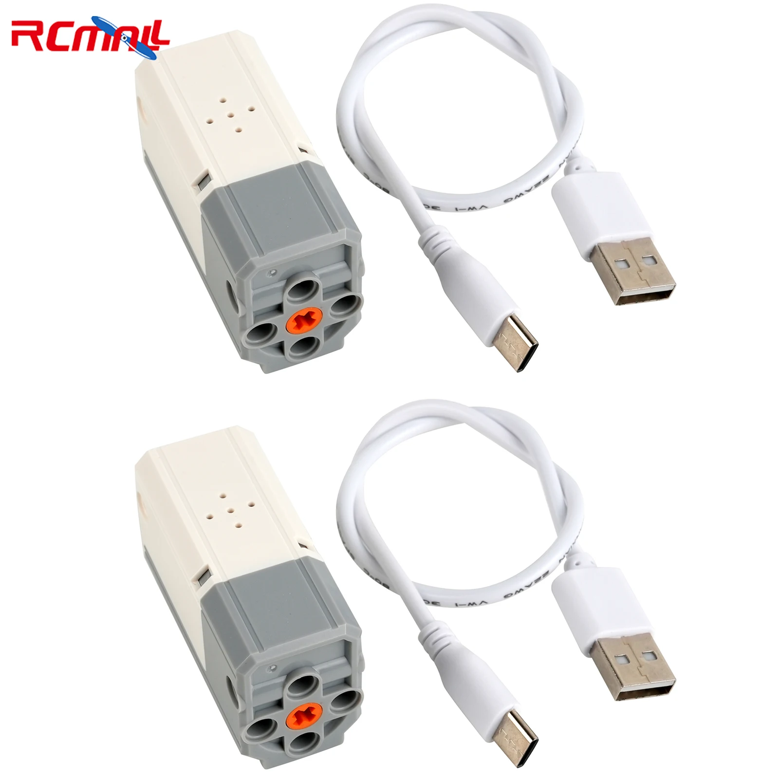 Rechargeable M Motor Bluetooth-connection Built-in Lithium Battery Building Blocks Motor Compatible with Legoeds 9686 8883 2PCS simulation building blocks