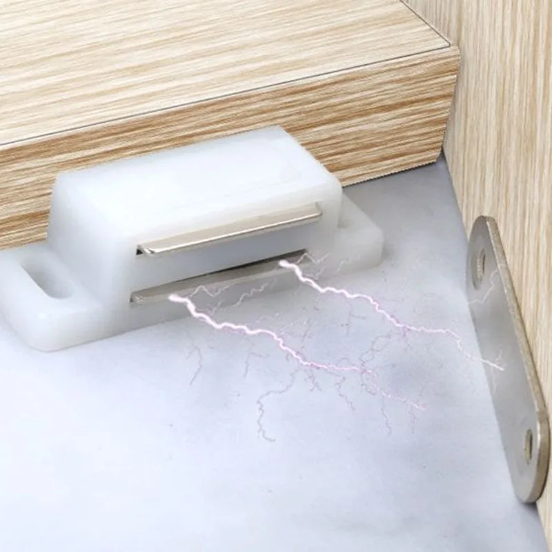 Cabinet door magnetic lock Suitable for cabinet doors shoe cabinet doors wardrobe wall mounted magnetic lock magnetic cabinet catches magnetic cabinet latches