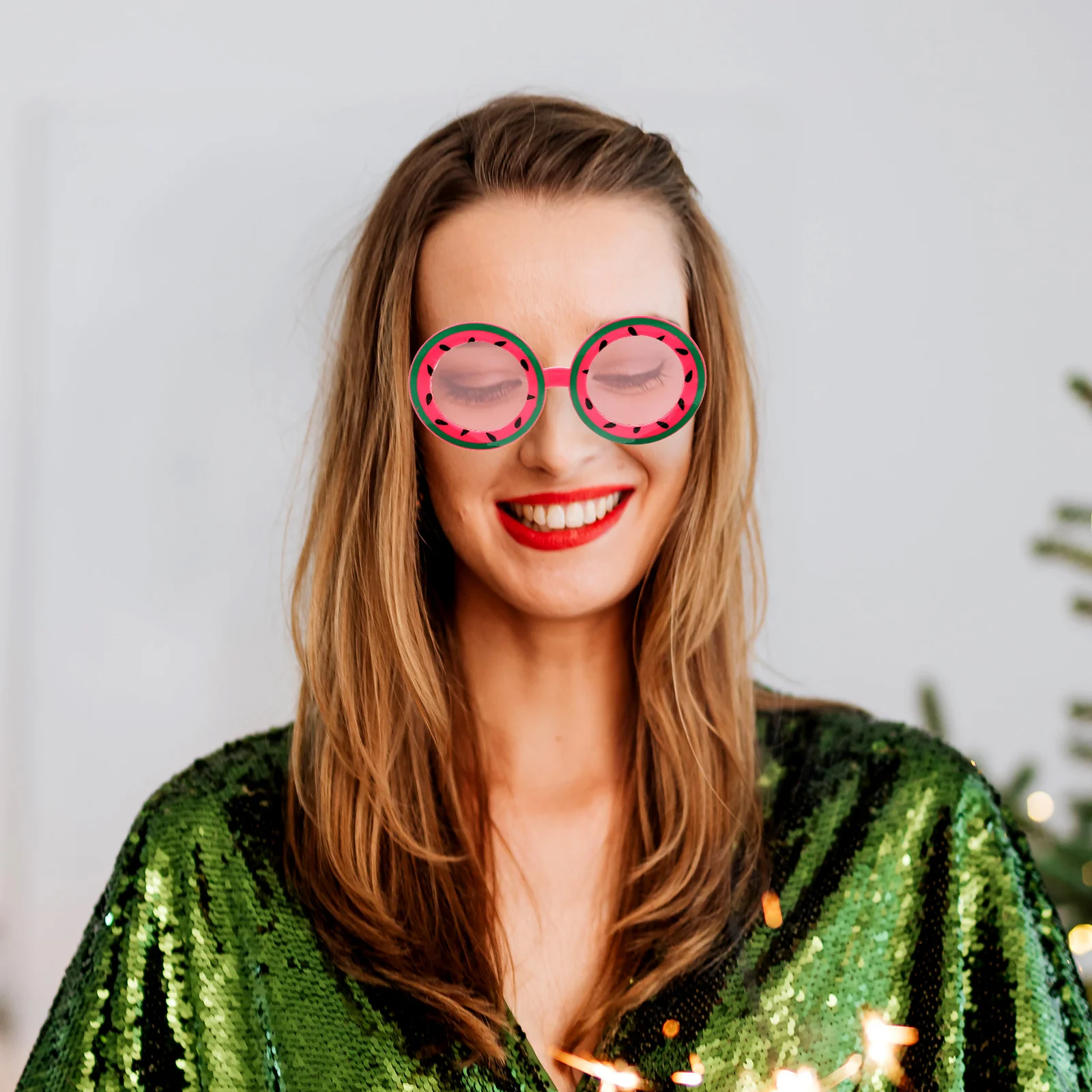 Watermelon Eyeglasses Cute Sunglasses Party Eyewear Photo Booth Prop Funny Glasses Headwear Accessories Novelty Gag Gift Costume