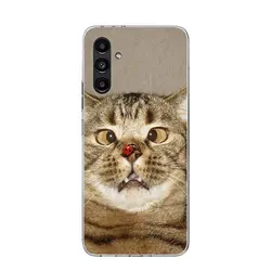 Pet Cat Funny Memes Phone Case - Whimsical Feline Design - Samsung A24 (3)