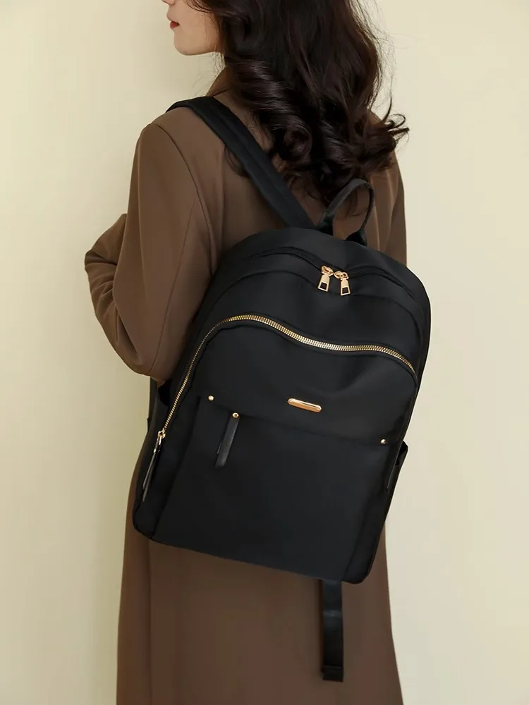 black leather laptop backpack women's Genuine For Women leather Backpack Pocketbook lock Color:Mystic Grey 11.5 inches (29 cm) Spinning Casting Rod 10