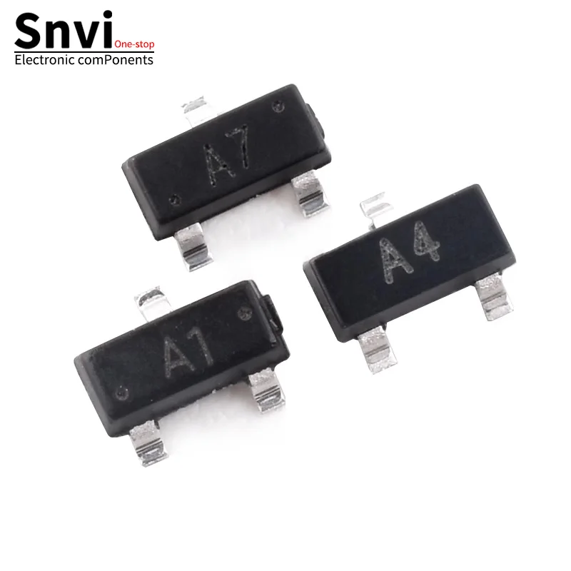 오리지널 BAW56 A1, BAV70 A4, BAV99 A7 SOT-23 SMD 스위칭 다이오드