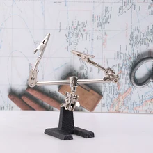  Third Hand Soldering Iron Stand Clamp Helping Hands Clip Tool PCB Holder Electrical Circuits Hobby 