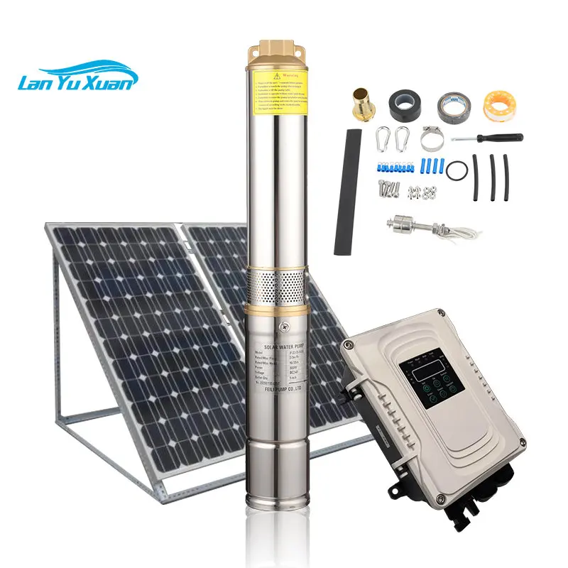 

Deep Well Solar Pump Complete System Feili 210W 300V Solar Pump Solar Pump Controller MPPT