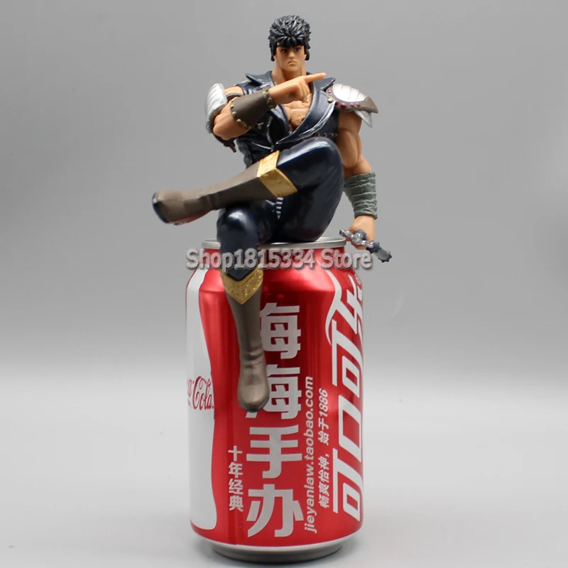 Anime Kenshiro The Big Dipper Figures Kenshiro Boxing King Action Figures 13Cm Pvc Pressing Noodle Cup Noodle Model Toys