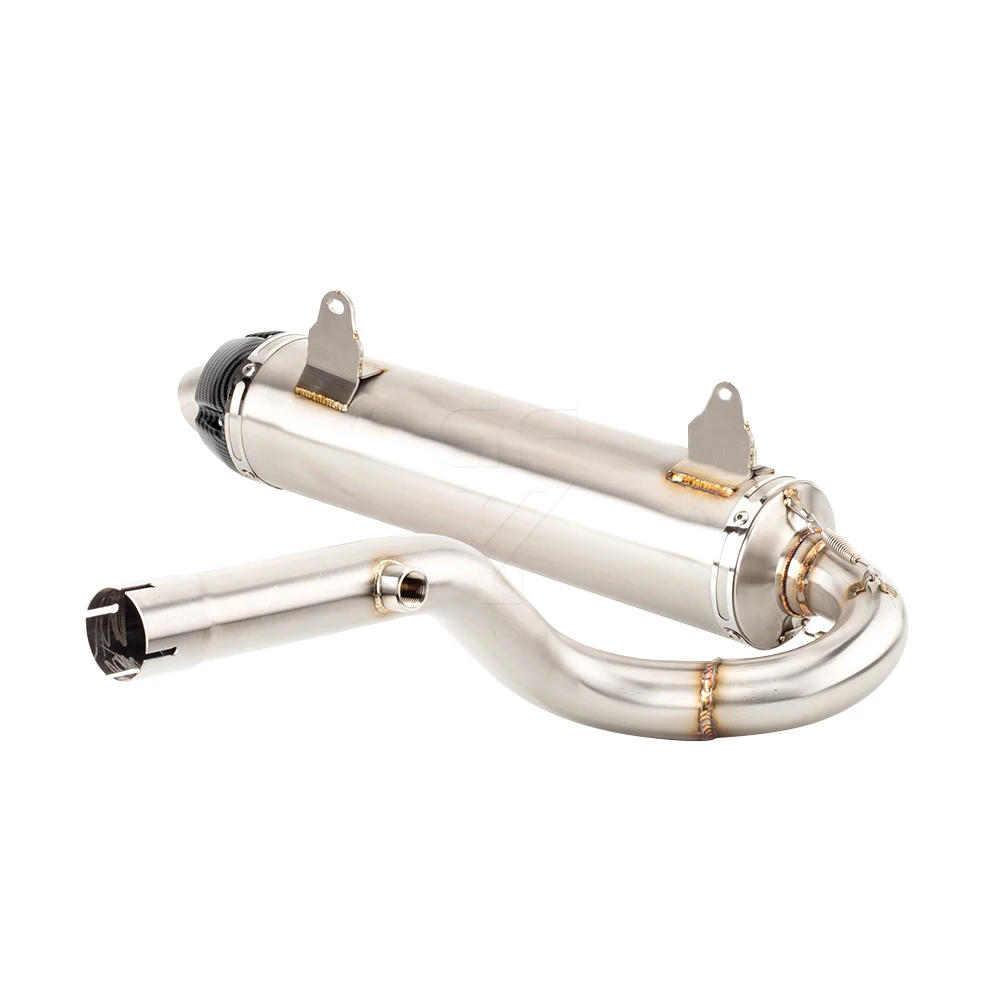 

For Can Am Outlander 450 / DPS 17 to 23 L 450 2015 2016 MAX 450 ATV Escape Slip-on Motorcycle Exhaust Muffler With Mid Link Pipe