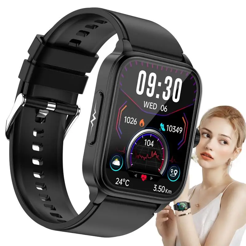 

Blood Glucose Smart Watch Smart Watch Glucose Monitor Tracking Fitness Watch With 1.85 Inches HD Display For Stepping Boating