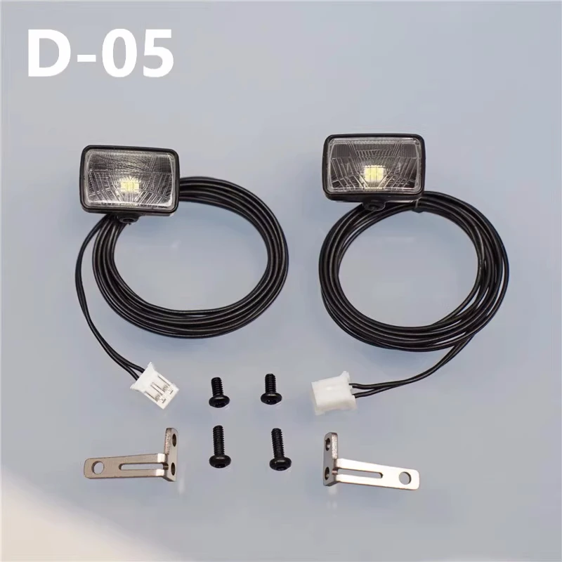 

D-05 Hydraulic Excavator Toys Boom Spotlight Engineering Machinery LED Lamp 1/14 Tamiya Model Rc Truck Modification