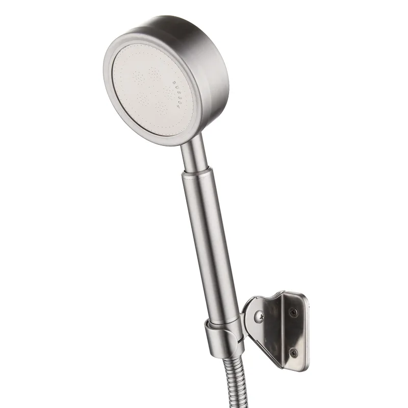 Shower Set Bathroom Faucet Stainless Steel Triple Bathtub Water Mixer Valve Nozzle Tap Hot Cold