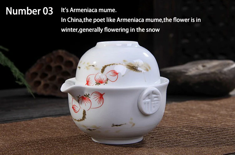 Ceramics Tea set Include 1 Pot 1 Cup Gaiwan Teapot Kettle Kung fu teaset