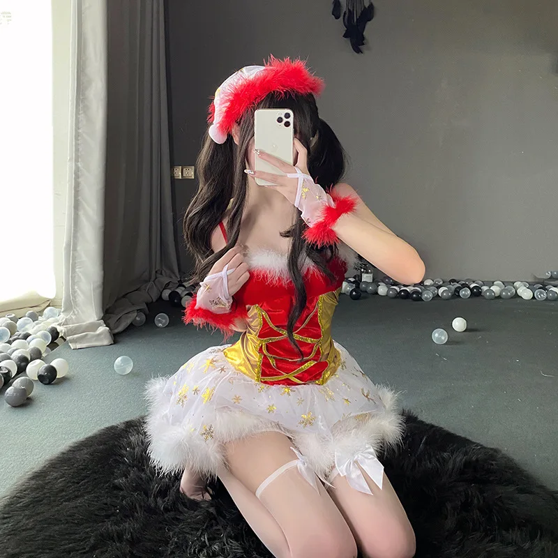 

New Christmas costumes Europe and the United States dynamic party performance costumes