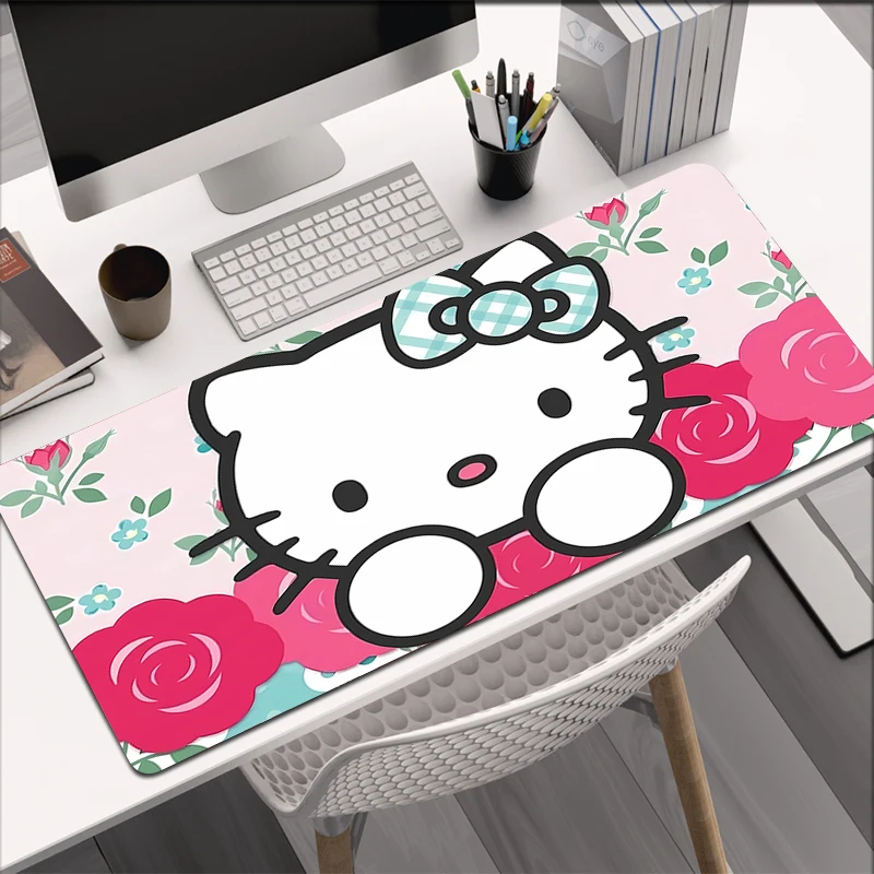 

Hello Cat Desk Mat Cute Cartoon To Give Away To Girlfriend Desk Mat Gaming Desk Mat Anime Mouse Pad Computer Keyboard Mousepad