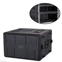 PE Plastic Professional Tool Box Organizer Stage Equipment Cabinet Audio Amplifier Portable Tool Box Shockproof Tools Packaging 1