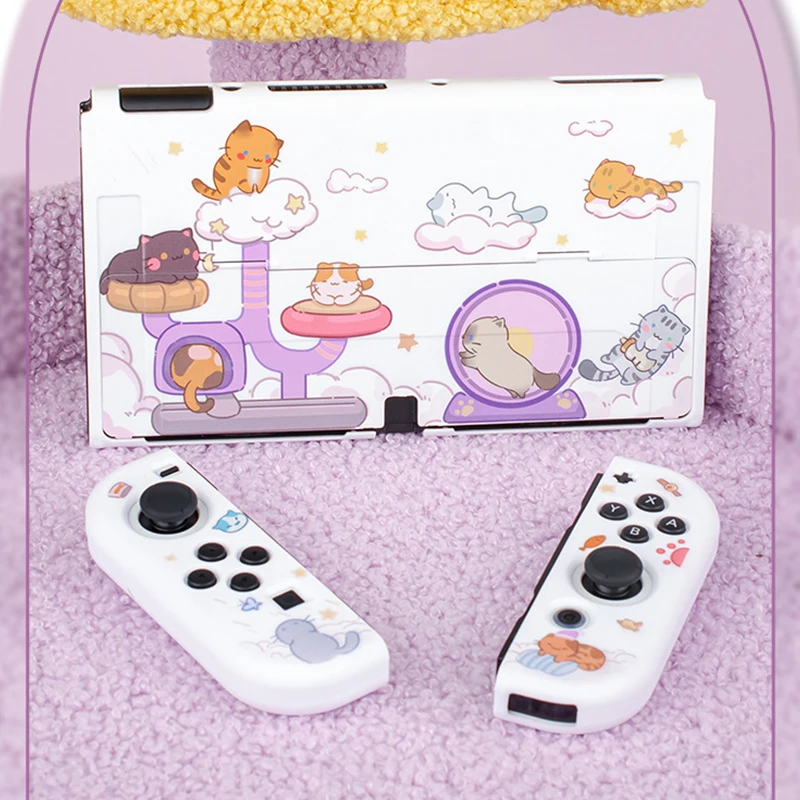 Capa Protetora para Nintendo Switch Oled ns Joy-con Protetor Completo da Pele Case de Jogo Oled - Image 4