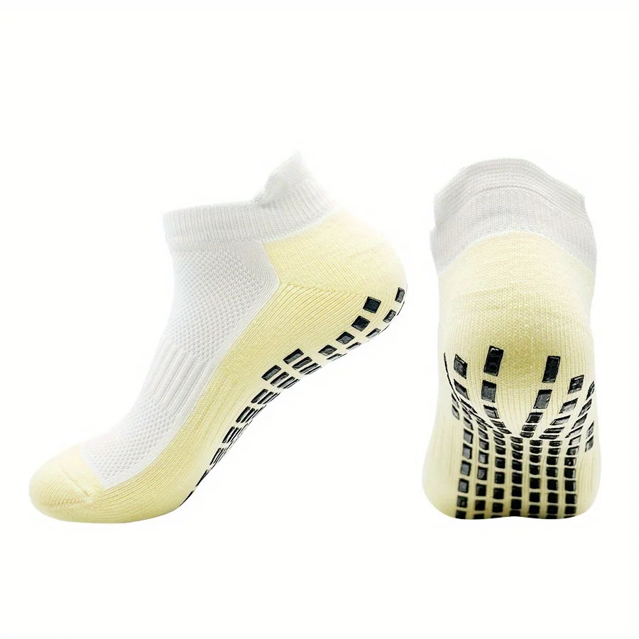 1 Pairs /5 Pairs of Multi-color New Men's and Women's Non-slip Football Socks Breathable Running Yoga Socks Hiking Sports Socks