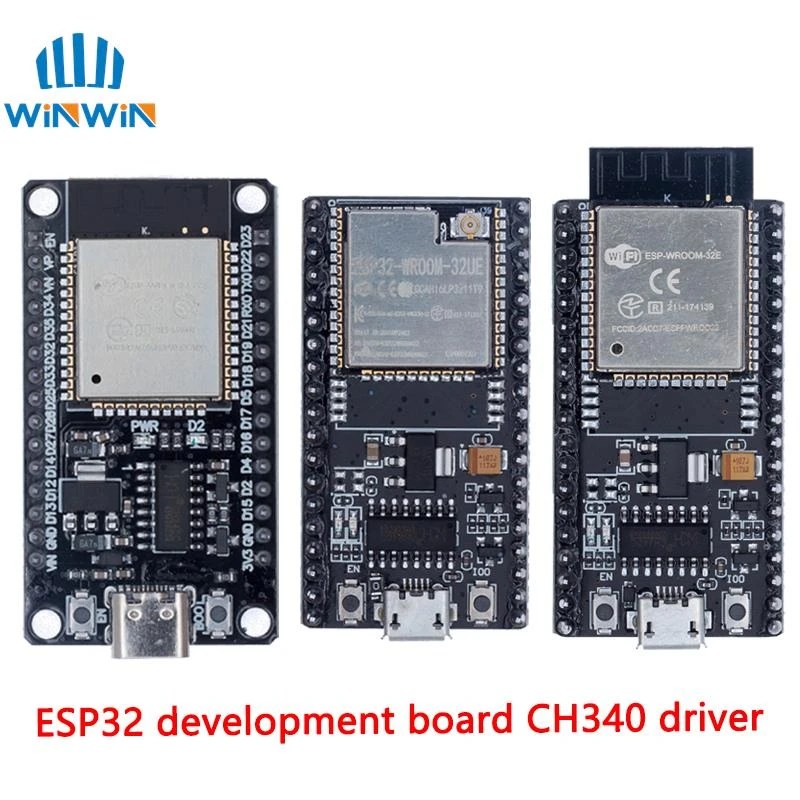 Esp32 Development Board Ch340 Type-c/micro Usb Wifi+bluetooth Ultra-low ...