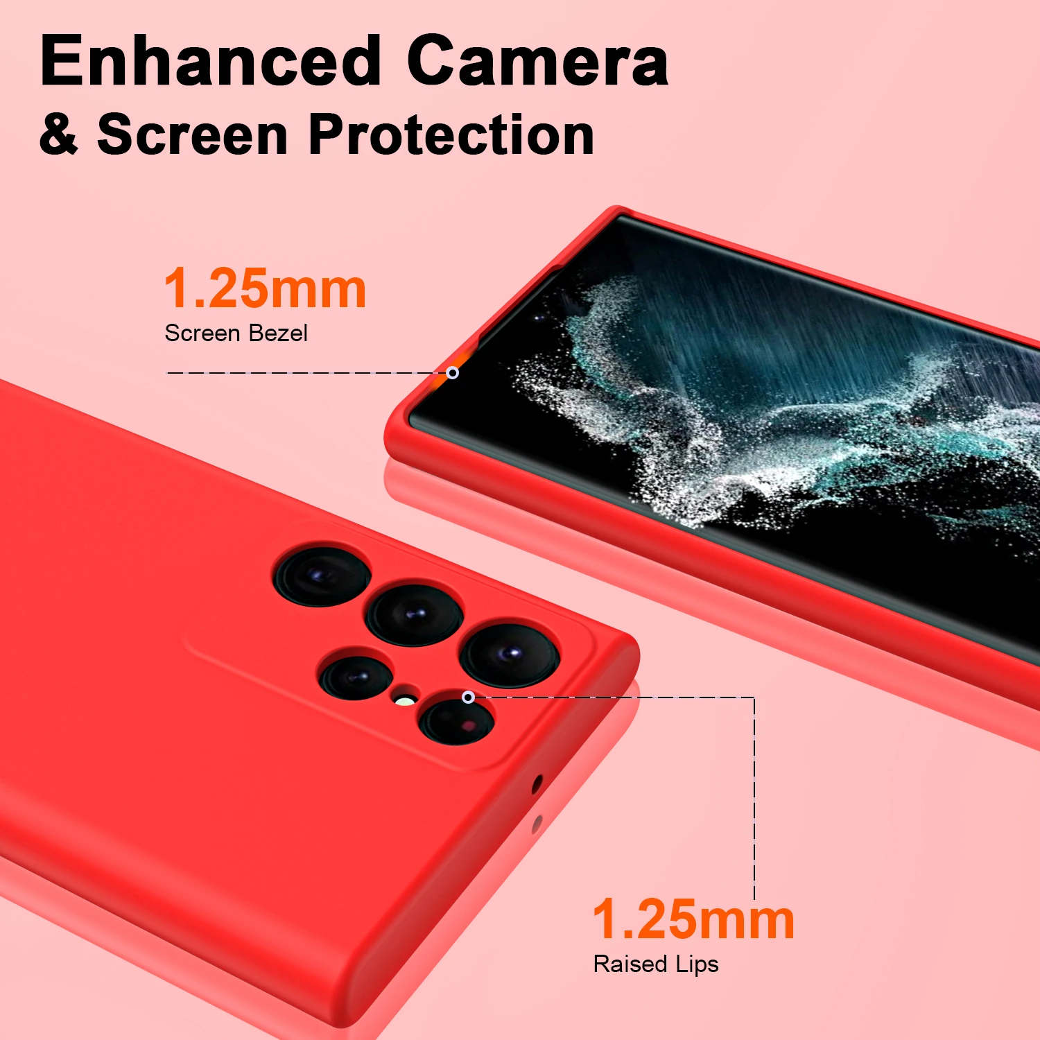 Enhanced Liquid Silicone Phone Case - Premium Protection and Style