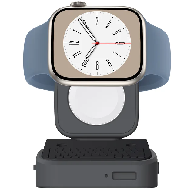 애플 워치 충전을 단순화하고 향상시키는 실리콘 충전기 스탠드