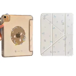 Rabbit Lily of the Valley Y2K 3+Y - Fold Tablet Case - Galaxy Tab S7 FE (PKZ163)