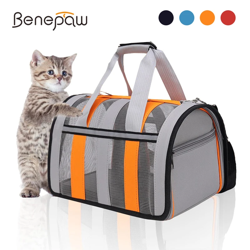 Benepaw Dog Carrier Backpack Adjustable Pet Carriers Front Facing  Hands-Free Safety Puppy Travel Bag For Small Medium Dog - AliExpress