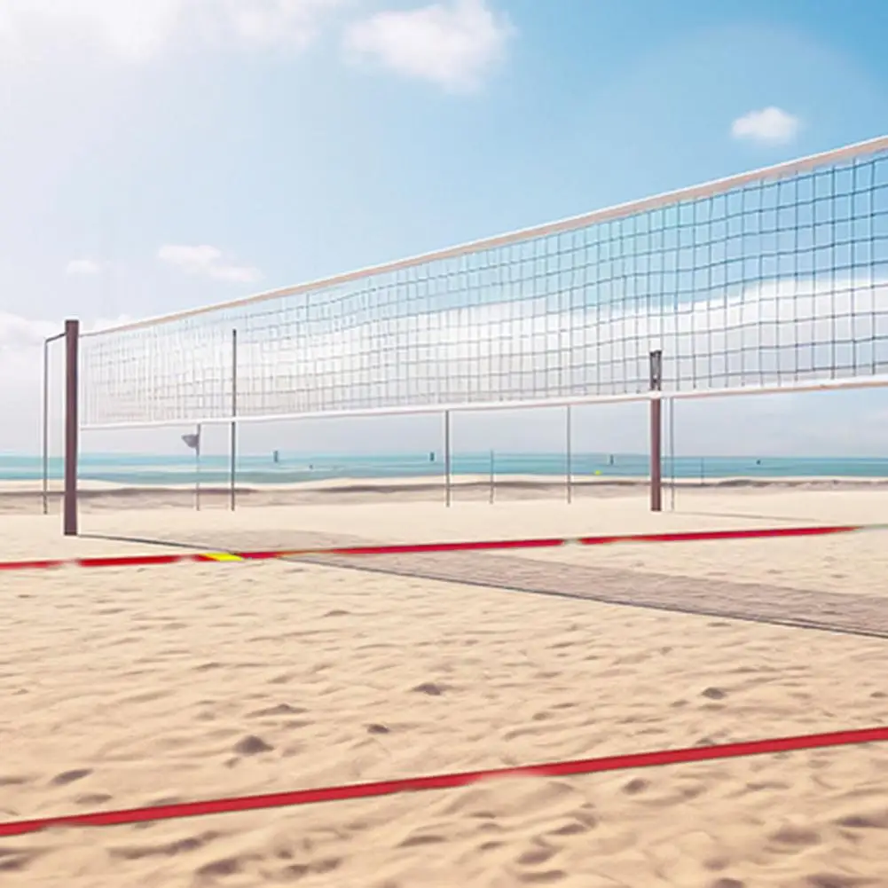 6Pcs Beach Volleyball Lines Outdoor Volleyball Boundary Lines Volleyball Court Webbing with Ground Nails golf accessories 5